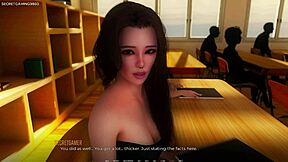 Horny stepsis sucked huge cock in Desirium 02 3D game