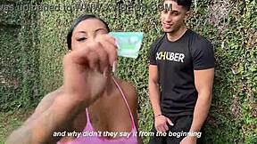 offering cash to busty mariana martix in public park to bang her - milan rodriguez 😍🔥