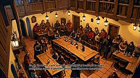 In Archalchemy hentai game ep 3, she pays mafia debt with taboo moves.