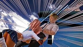 Kayane Tendo from Waifu Academy in steamy nude game scenes