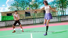 Waifu academy features Sheila Schweizer in 18 nude scenes from porn game play