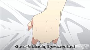 Busty classmate asks for sex after breakup in hentai.