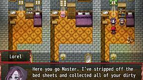 harem game ep 18: peeping magic bath with big tits squirting