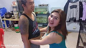 Filipina sex scene unfolds with pure pleasure in homemade Pinoykangkarot style