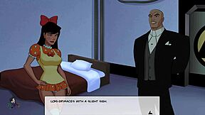 Lois as fuck doll in DC Comics hentai!