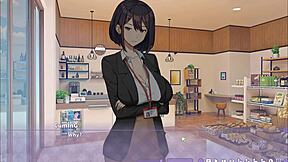 i am summer clover in harem hentai game ep 2 sexy boss offers a quickie if we are horny