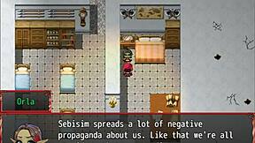 exposed pussy in gym workout hentai game