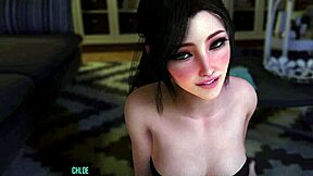 Horny stepsis sucked huge cock in Desirium 02 3D game