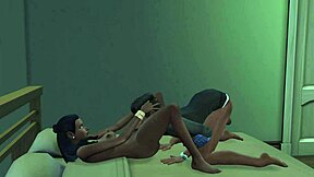 Monalisa in pink bra seduced and fucked in cowgirl ride with mother-in-law