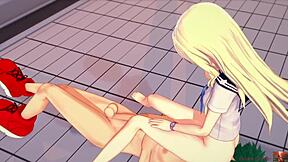 Fucking at the pool with petite 18+ blonde!