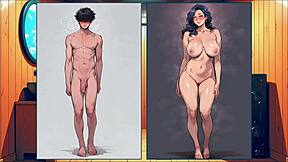 taboo hentai game ep 2, deepthroat and creampie with stepmom