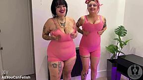 gg huge boobs bouncing with belly fetish ass shake! 🔥