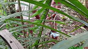 I lured him to bed for my fat ebony pussy