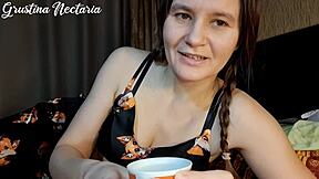 ASMR: Loving Russian GF Sucks Your Dick While You’re Ill, Healing You Right