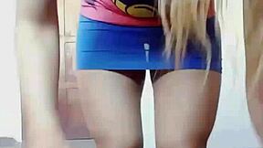 Graceful dance moves by a young girl in her debut performance