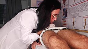 dude, check this nurse watching a patient’s huge erection get hard