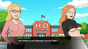 Fantasy turns real as young brunette Cristina gets double penetrated intensely.