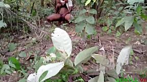 I lured him to bed for my fat ebony pussy