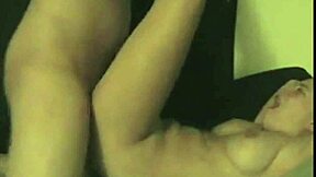 Wild amateur couple bangs hard on horny webcam session