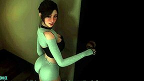 Wow, hot stepsis uses huge dildo dreaming of thick real cock in 3D porn!