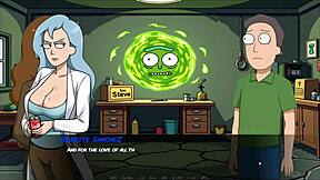 Fantasy turns real as young brunette Cristina gets double penetrated intensely.