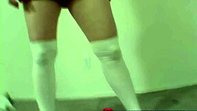 Titty Fuck Slut Zen Jerks Cock and Tit Fucks in POV. Blonde Babe Strips Down for Wild Cumshot Action.