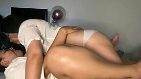 Lesbians Grinding Bodies in Underwear for Wild Orgasms