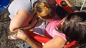 Cheating Wife Sucks Friend Outdoors Before Husband Catches Them with Cum Swallowing Finale. Raw Intensity Unleashed!