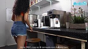 my best friend and i swallowing facials with our natural boobs and sperm in mouth 😋