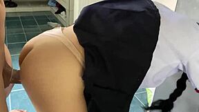 My stepdaughter’s panties look so hot, I gotta take her right now.