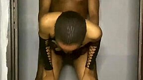 Ebony Babe Soul Screams as Cock Rocks Her World