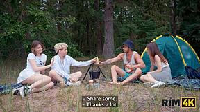 Busty Blonde Masseuse Seduces Brunette