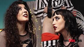 Feeling the stepsisters' hex with pussy juice.