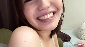 Can Tiny Japanese Teen Handle Defloration Creampie from Older Guy?