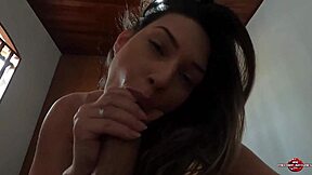 he fucks me on the balcony while family watches game