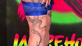 look at this curvy beauty showing her big tits.