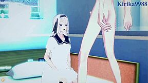 Ai Hayasaka, Kei, and Miyuki Shirogane in Wild Hentai Sex Scene