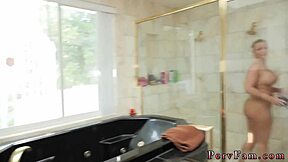 Ever seen a dripping wet teen hit orgasm in the bathroom with clothes ripped?