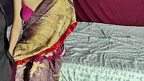 Gorgeous desi bhabhi with big tits fucked hard