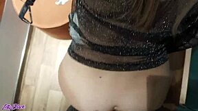 Caught giving a blowjob in dressing room with Letty Black