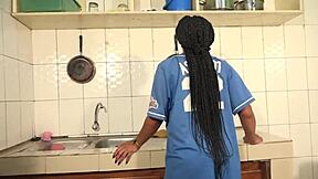 Lulu Vroumete shares a sensual morning with a neighbor