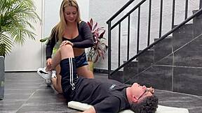 Nerd Boy Fucks Milf Neighbor Outdoors And Home!