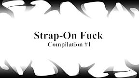 I can't stop watching this intense lesbian strapon compilation featuring two hot teens.