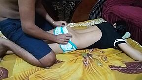 indian sexy college girl getting bent over for fun.