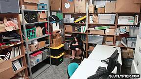 isabella rice bends over her hairy ass for doggystyle fucking 😈