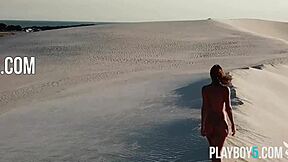 Belgium Model Miluniel Louis Strips for Outdoor Ass Play