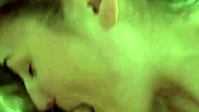 Slutty girlfriend contrasts innocence with her love for sucking cock at home