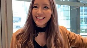 filming hot sex with a rich gal in a luxury hotel, rocking red lingerie.