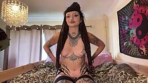 introducing bambi fae tattooed alt british pornstar