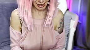 tryin’ new Santa’s gift on my pussy, so hottt!